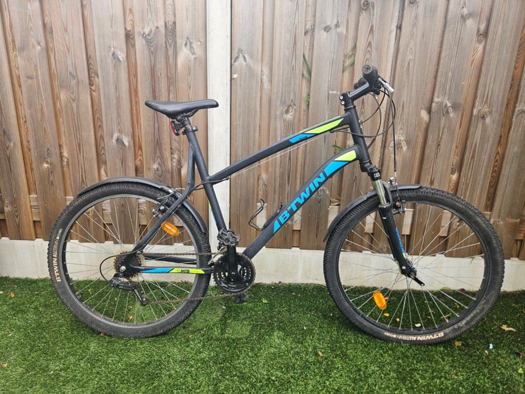 Mountainbike Mtb met spatborden, bidonhouder, achterlampje, Ophalen, Overige merken