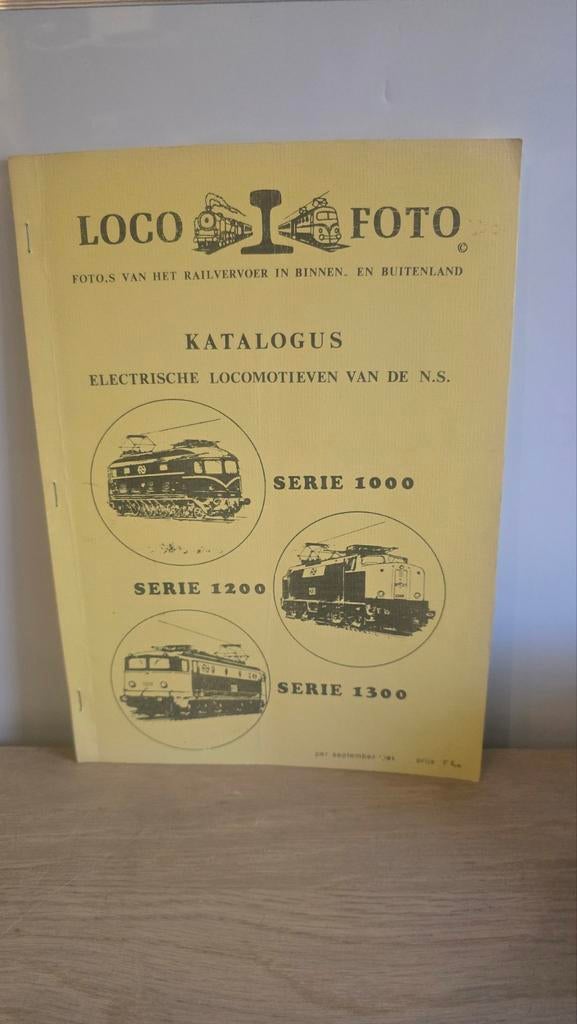 Loco boekje Elektrische Locomotieven NS, Ophalen of Verzenden, Trein, Boek of Tijdschrift