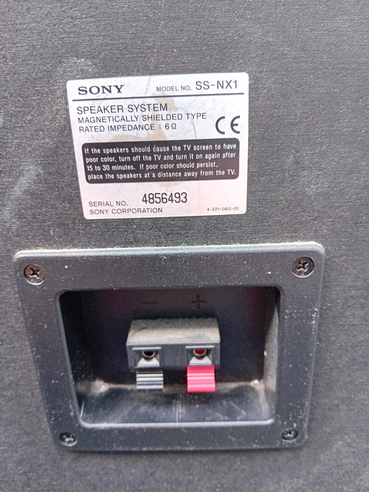 Sony SS-NX1 Speakers - Set van 2, Ophalen of Verzenden