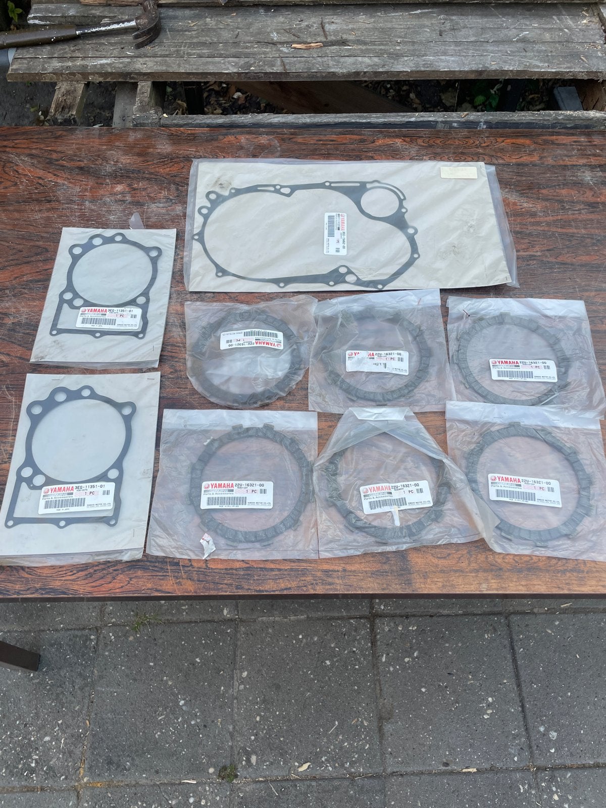 Nieuwe Pakkingen en Koppelingsplaten Yamaha TR1, Ophalen of Verzenden, Nieuw