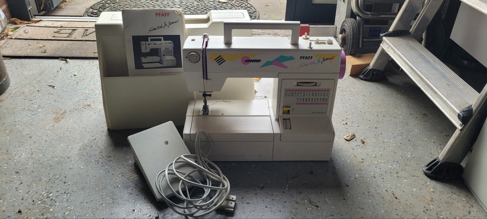 Goed werkende Pfaff Stretch & Jeans naaimachine, Ophalen, Gebruikt, Overige typen