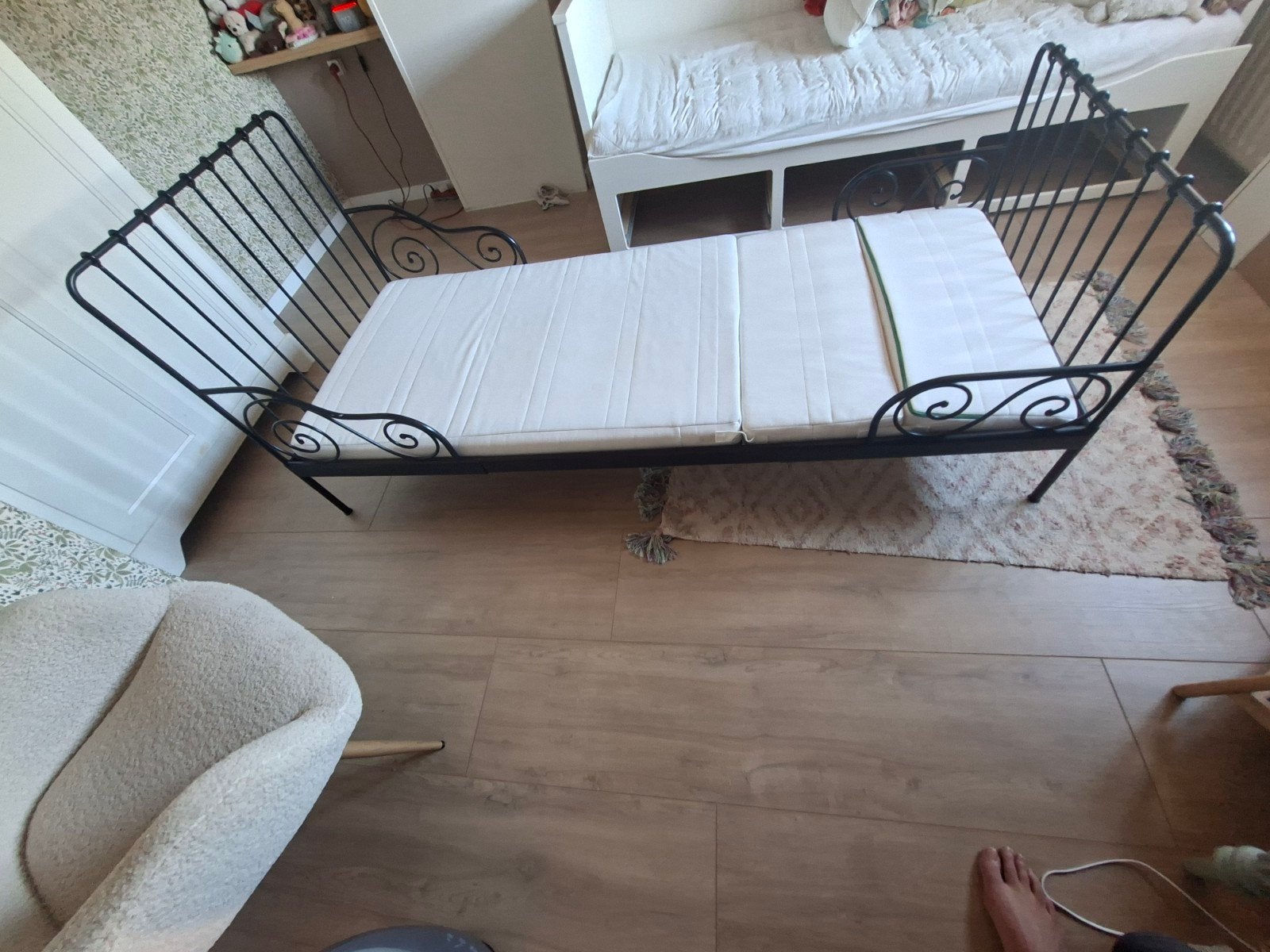 Meegroeibed + matras 80x200 cm, Ophalen of Verzenden, Nieuw