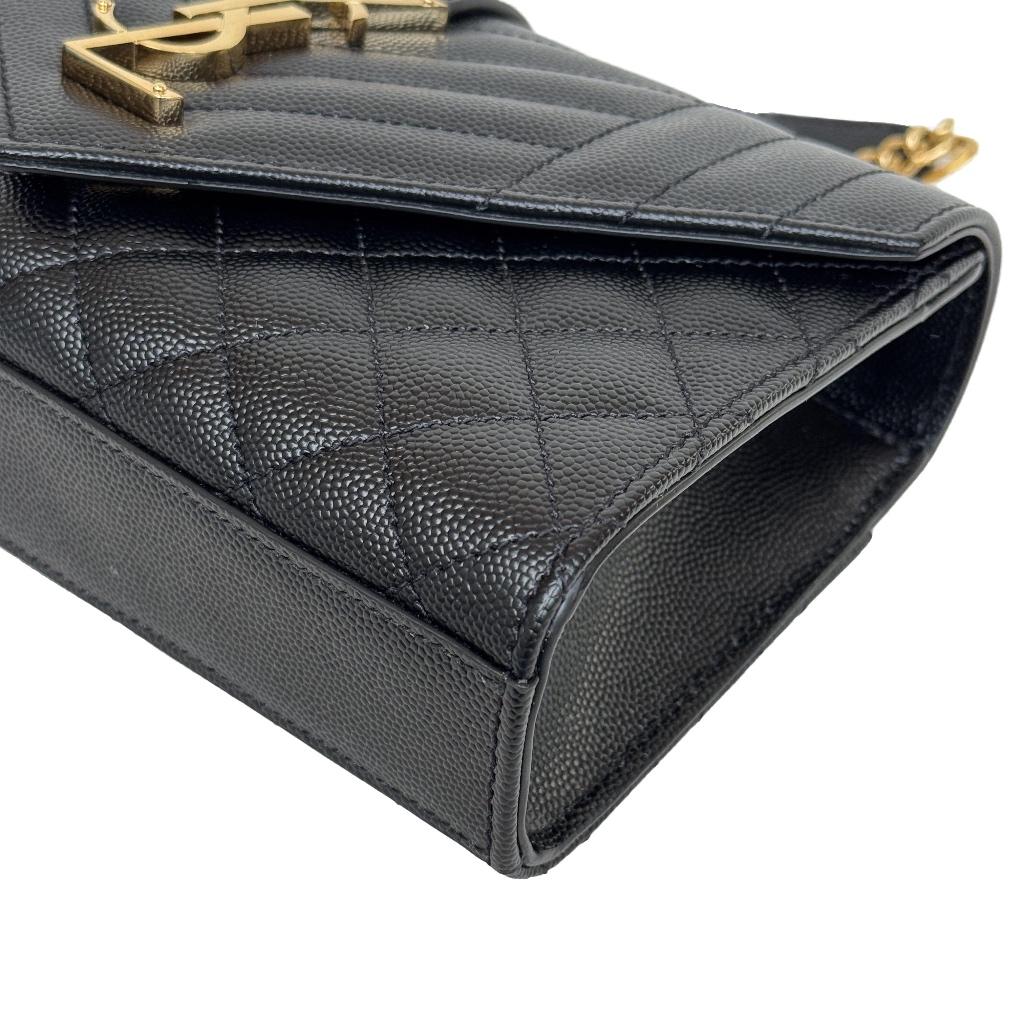 Saint Laurent yves YSL envelope small kalfsleer klein tas image 8