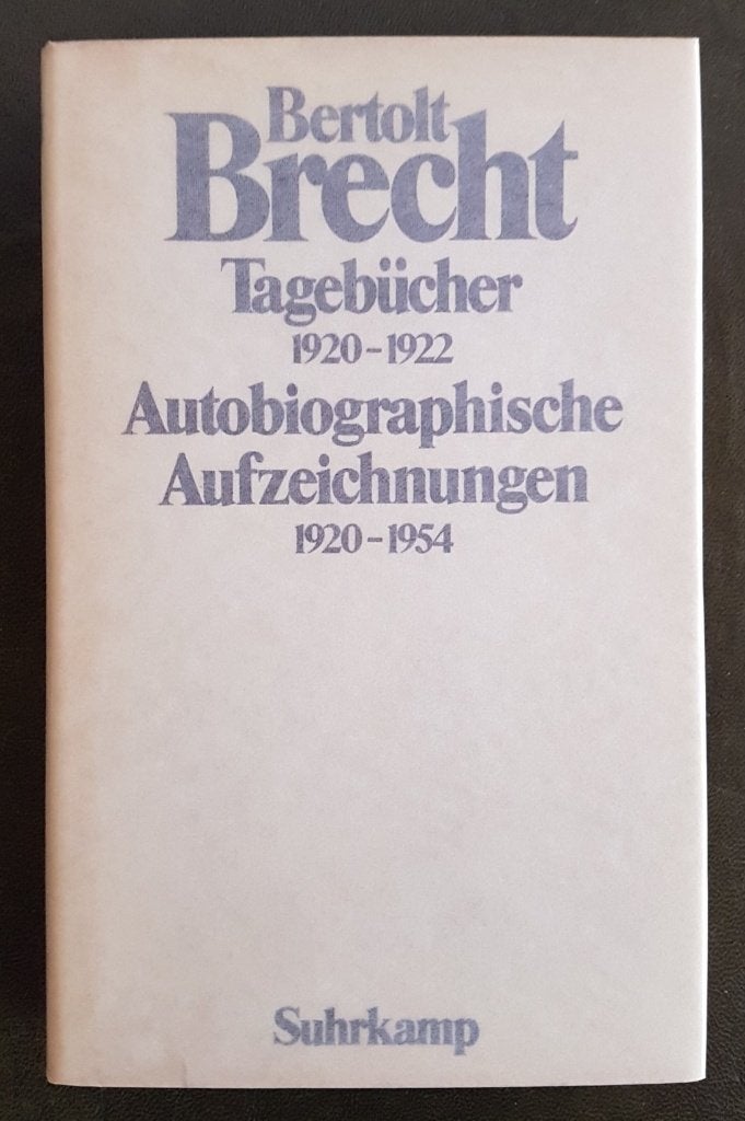 Bertolt Brecht - Tagebücher, Ophalen of Verzenden, Zo goed als nieuw