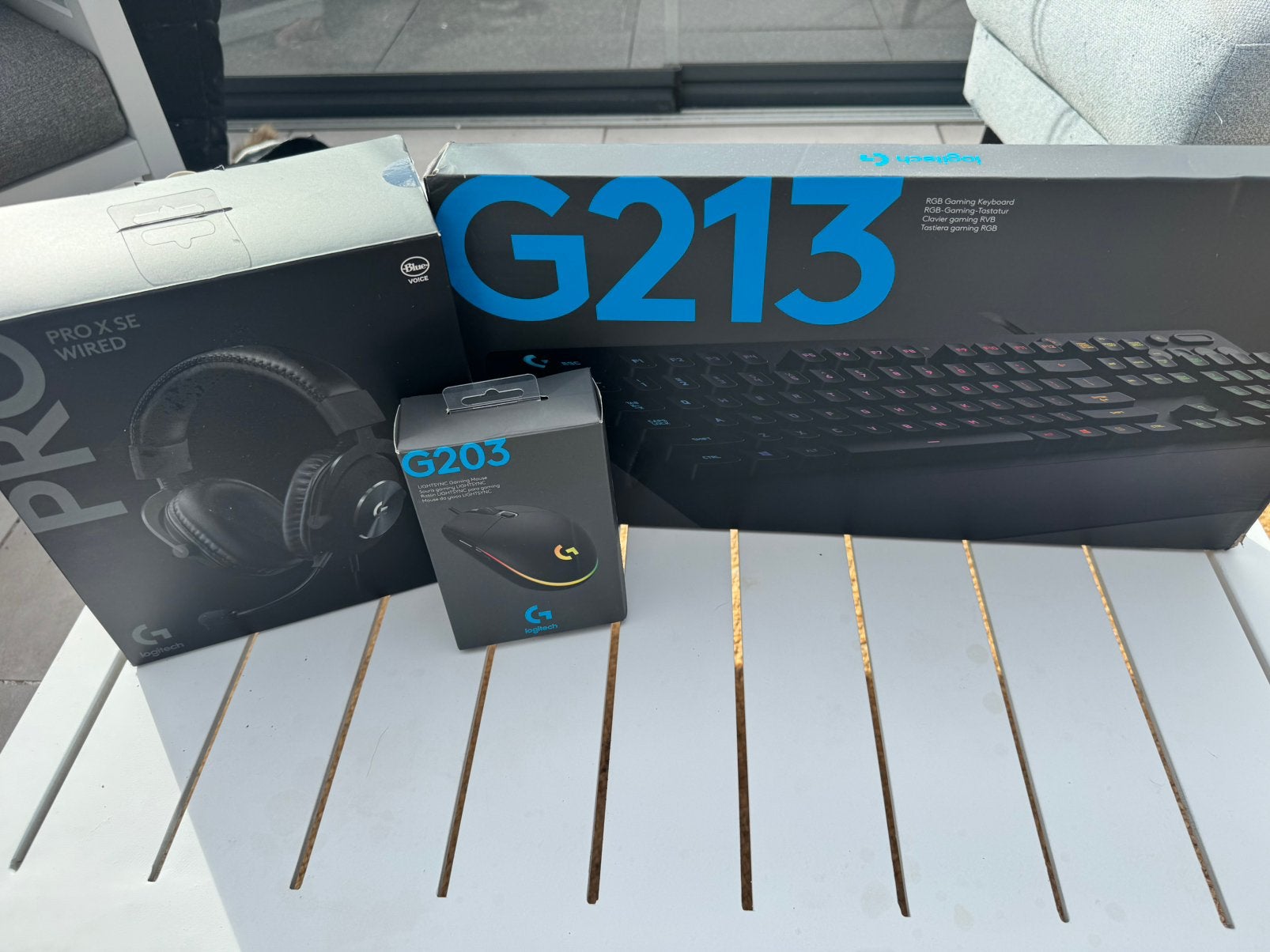 Complete Logitech G Gaming Set, Computers en Software, Ergonomisch, Ophalen of Verzenden, Zo goed als nieuw, Qwerty