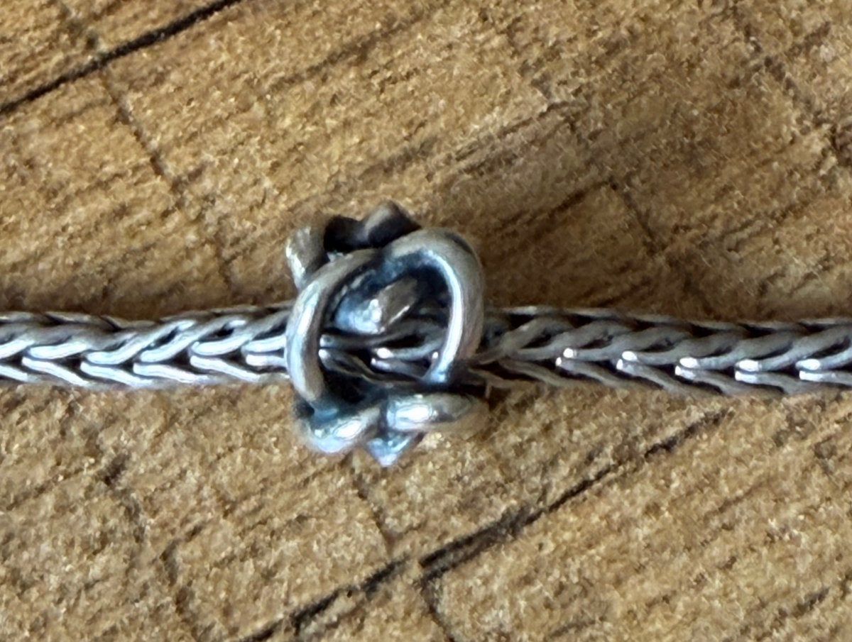 Trollbeads zilveren kraal, Sieraden, Tassen en Uiterlijk, Gebruikt, Ophalen of Verzenden, Trollbeads, 1 bedel