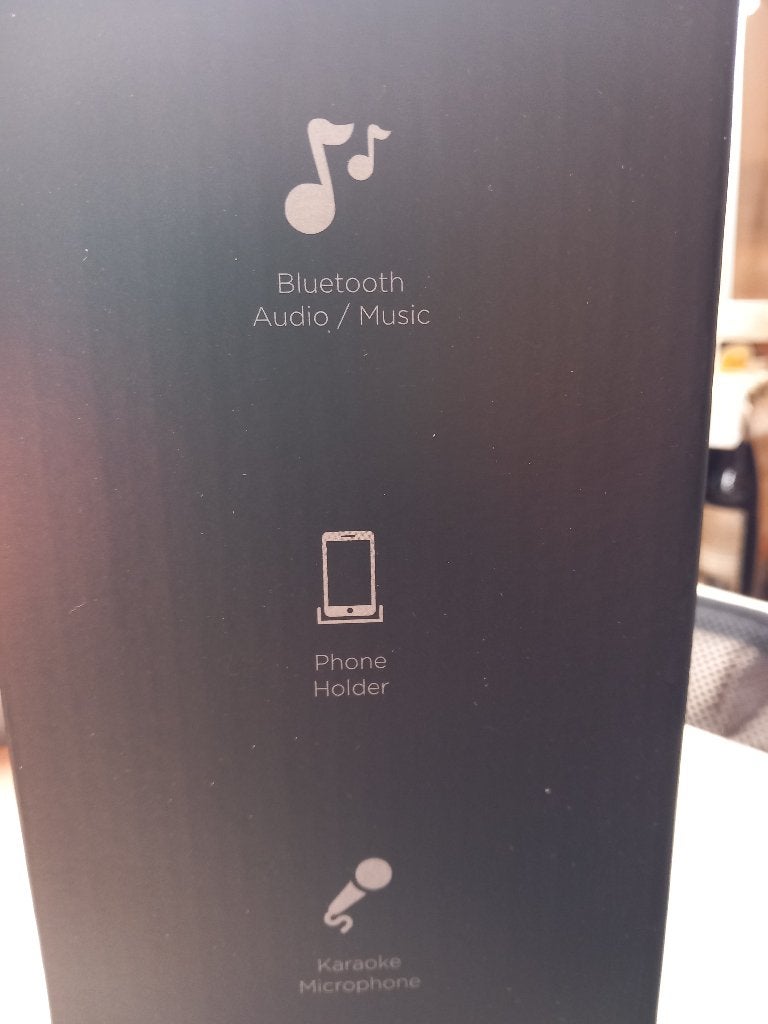 Karaoke boombox Brainz, Ophalen, Nieuw, Complete set