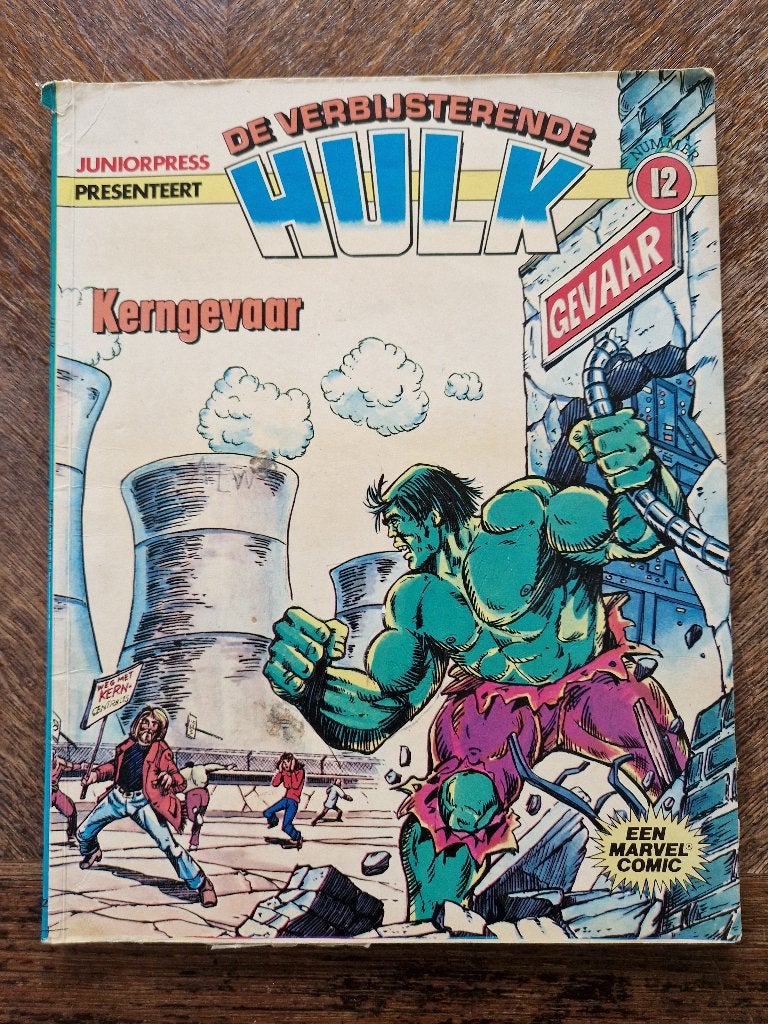 De Hulk "Kerngevaar" Marvel comic strip 1980, Boeken, Strips | Comics, Europa, Ophalen of Verzenden, Gelezen, Eén comic