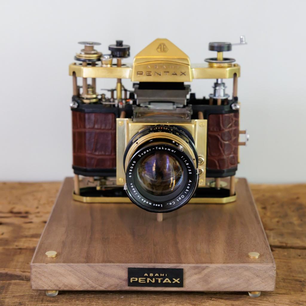 Pentax S1a + SMC Super Takumar 1:1.8/55 - Exploded Art, Audio, Tv en Foto, Fotocamera's Analoog, Ophalen, Zo goed als nieuw, Spiegelreflex