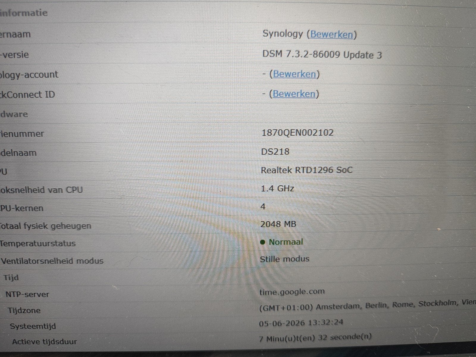 Synology ds218, Ophalen, Zo goed als nieuw