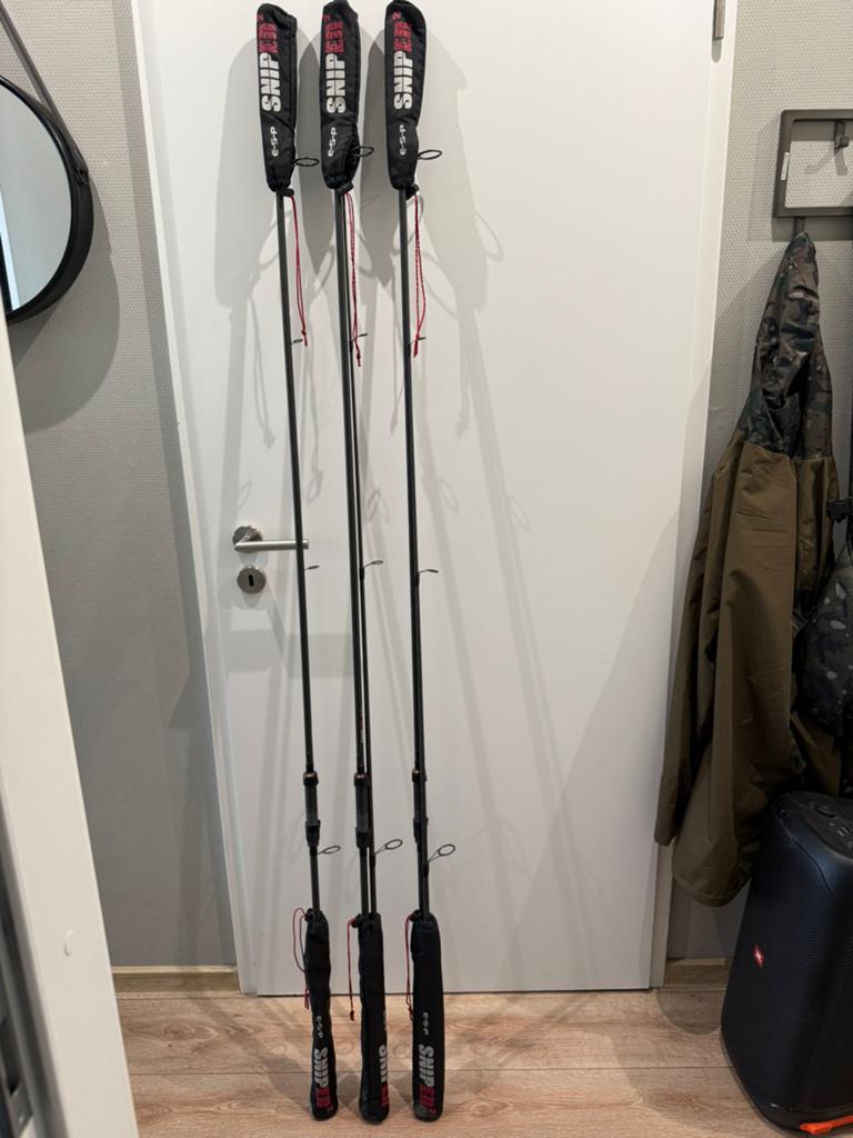 ESP sniper hengels 12ft 2,75 3 stuks, Watersport en Boten, Hengelsport | Karpervissen, Ophalen, Zo goed als nieuw, Werphengel