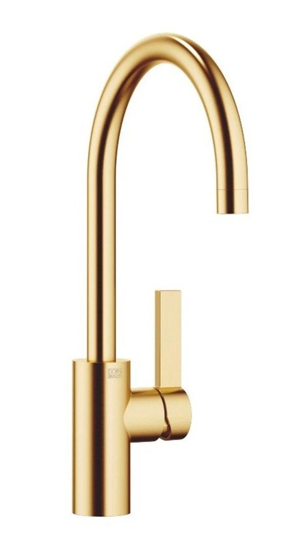 Dornbracht Tara Ultra Keukenkraan – Geborsteld Messing –, Minder dan 50 cm, Nieuw, Ophalen of Verzenden, Minder dan 25 cm