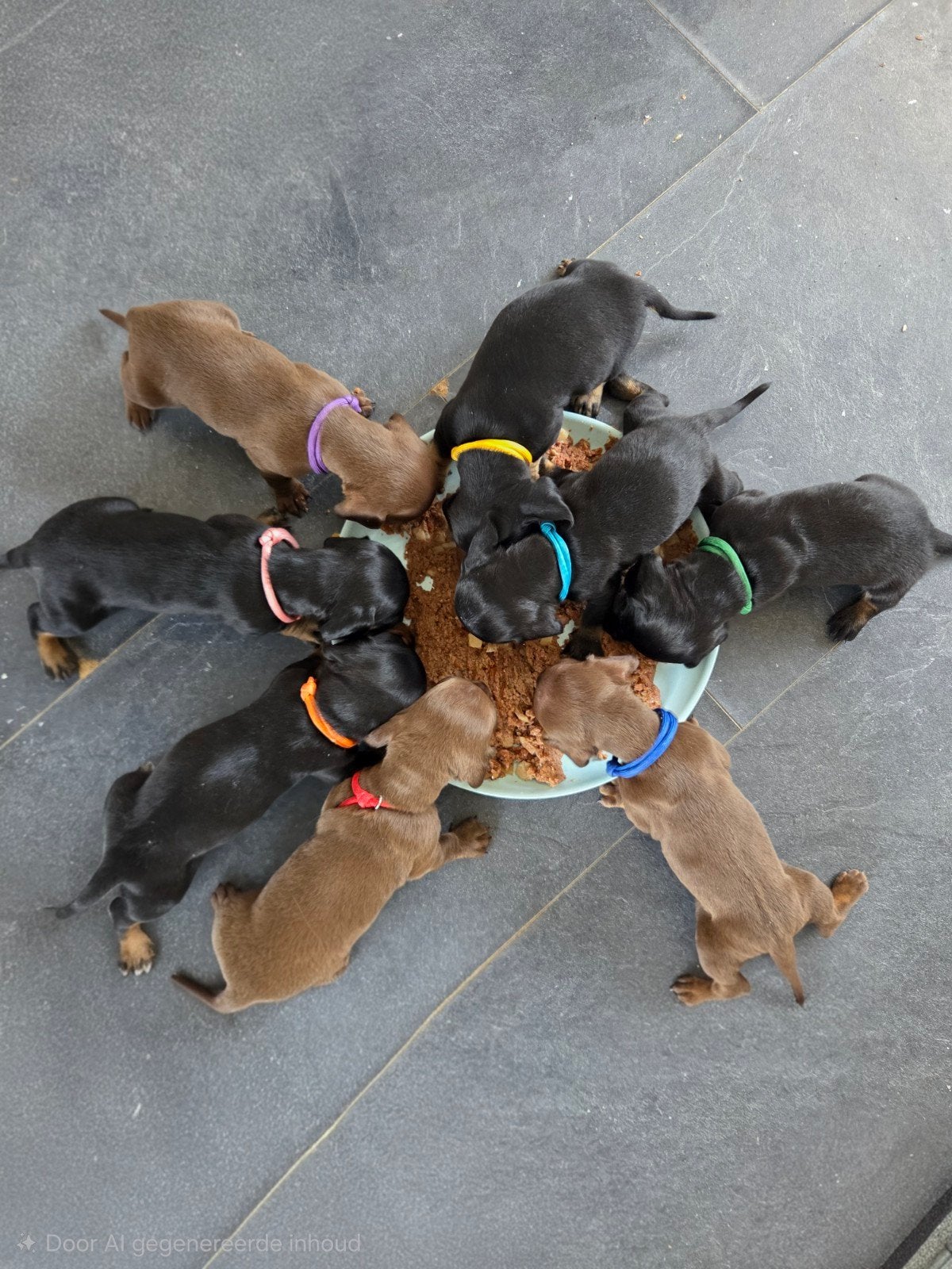 dwerg teckel pups, Dieren en Toebehoren, 8 tot 15 weken, Korthaar, Dwerg, CDV (hondenziekte)