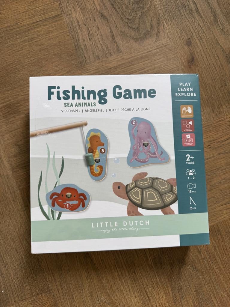 Little Dutch Fishing Game Hengelspel Zeedieren, Kinderen en Baby's, Ophalen of Verzenden, Nieuw