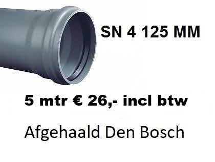 PVC buizen SN4 110/125/160/drainage/straatkolk/lijngoot, Ophalen, Nieuw, Kunststof, Overige typen