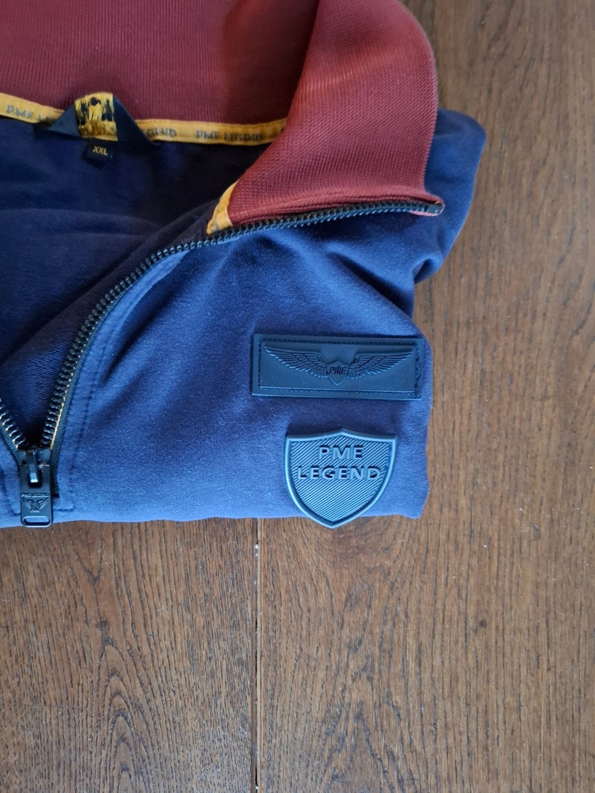 Foto 9 van PME LEGEND trui/polo,maat XXL,Blauw.