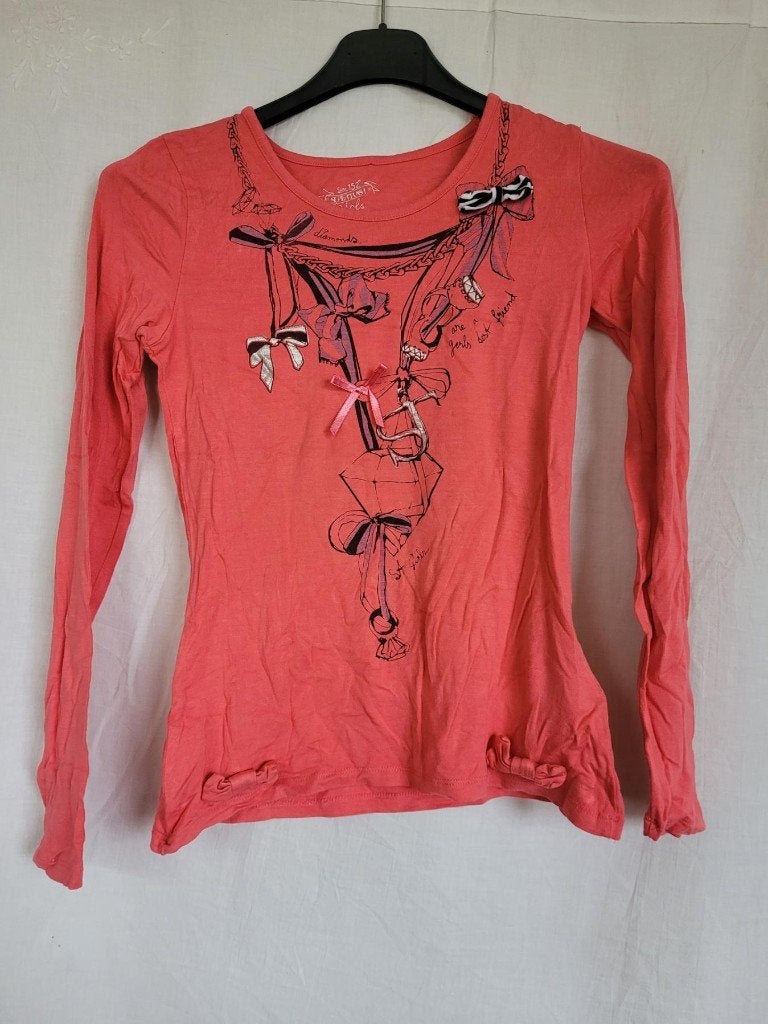 Schattige roze longsleeve mt 152 merk Super Trash Girls, Meisje, ., Ophalen of Verzenden, Zo goed als nieuw