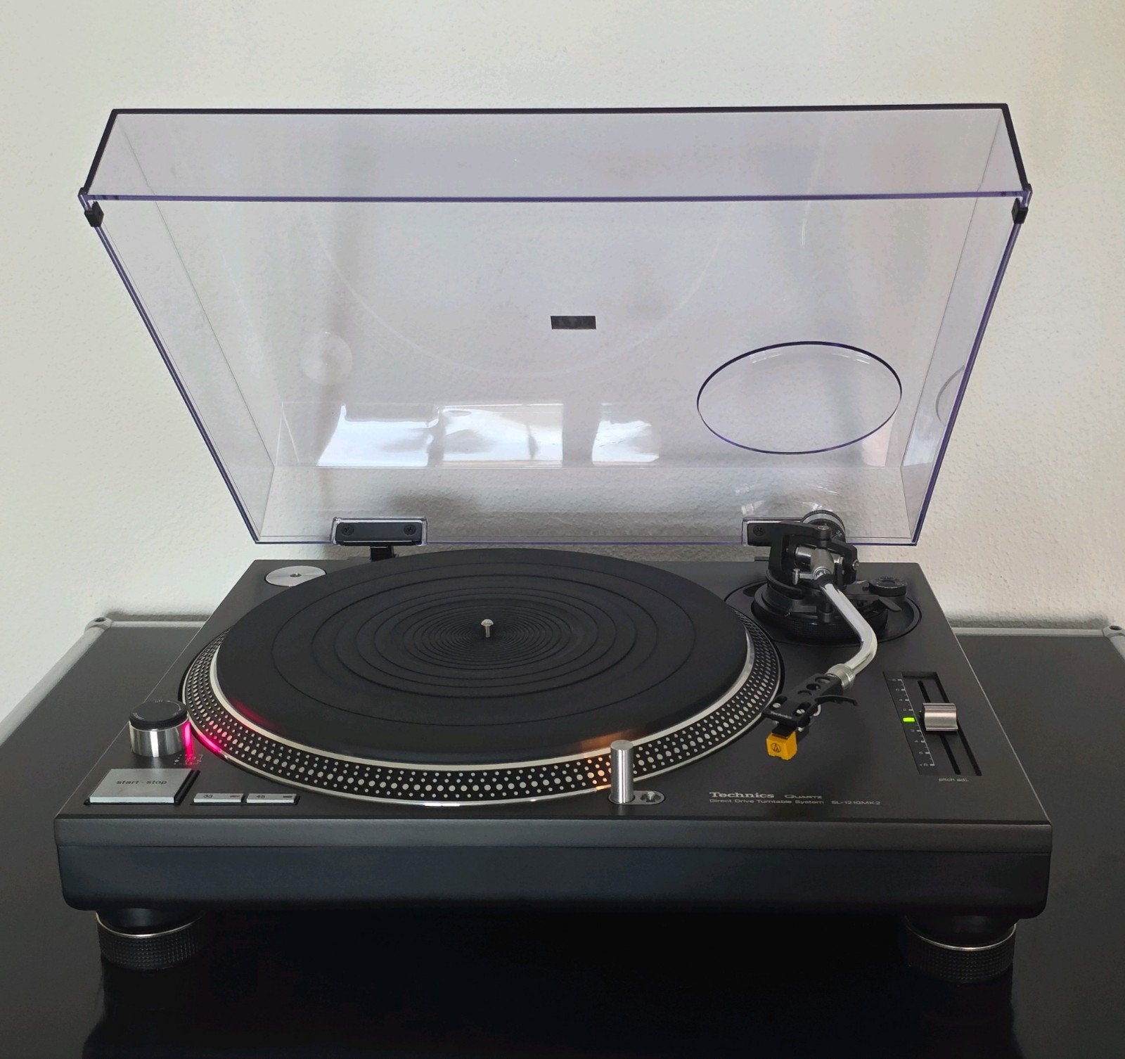 Technics SL-1210 Mk2, Ophalen, Nieuw, Pitch-regelaar, Platenspeler