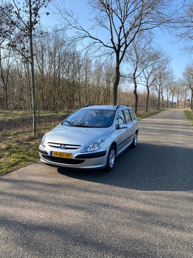 Peugeot 307 1.6 16V XR Break 2003 Grijs grote beurt en APK✅, Stof, 4 cilinders, Origineel Nederlands, Stationwagon