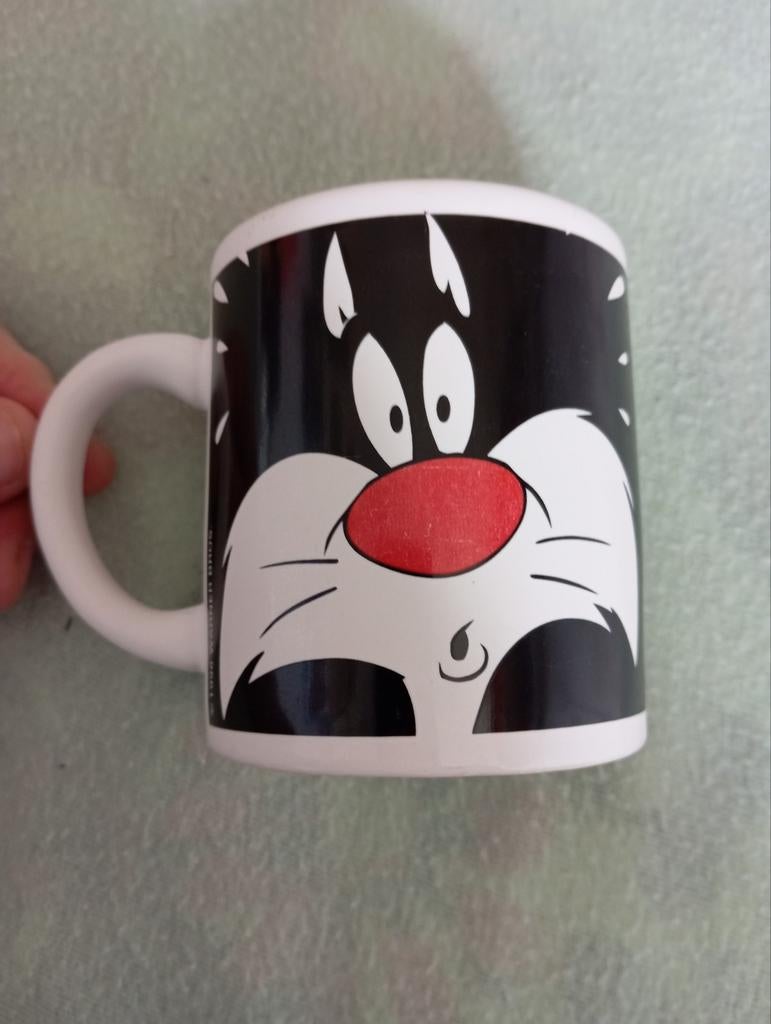 Looney Tunes Sylvester de Kat Mok - Vintage 1998, Ophalen of Verzenden, Overige figuren, Zo goed als nieuw, Servies