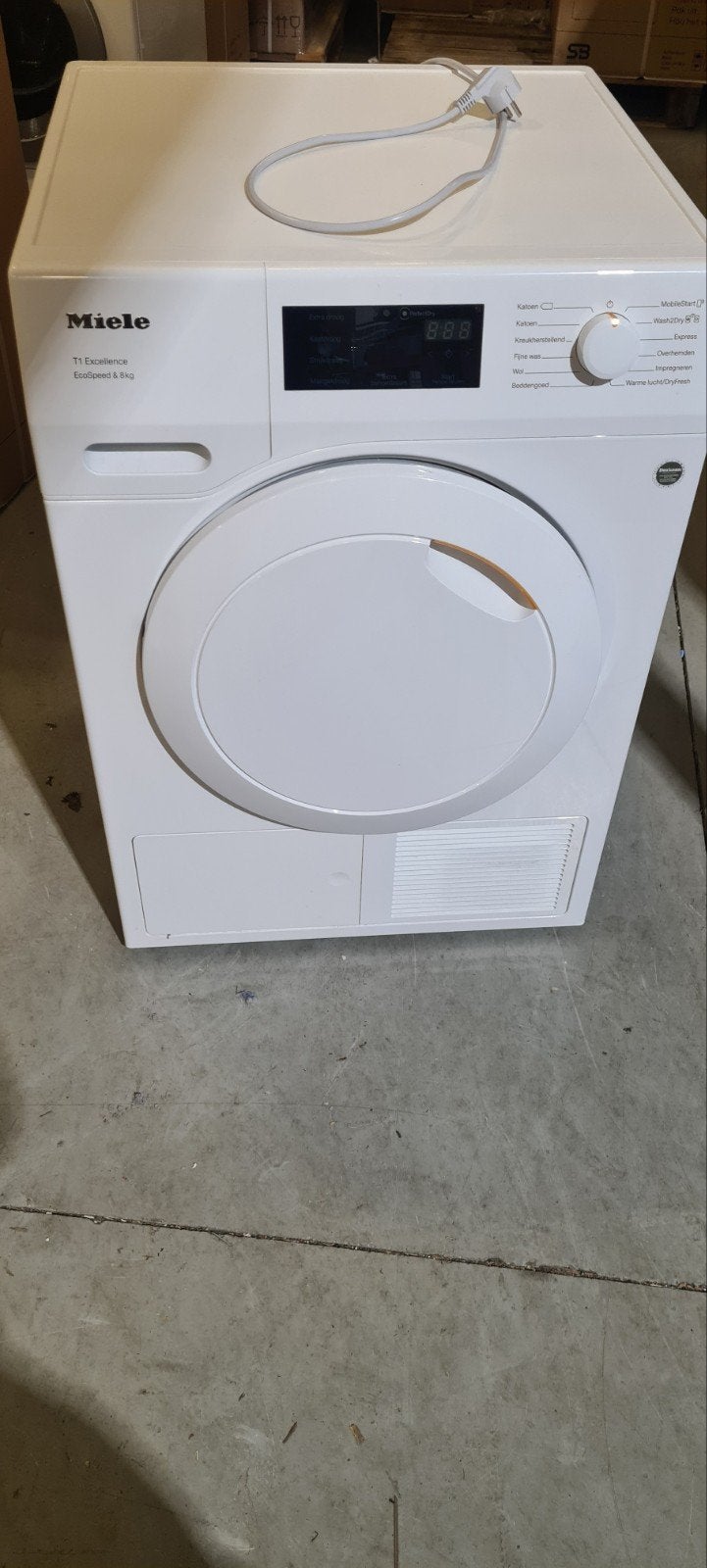 Miele T1 Excellence EcoSpeed 8kg Warmtepompdroger, Witgoed en Apparatuur, Wasdrogers, Ophalen of Verzenden