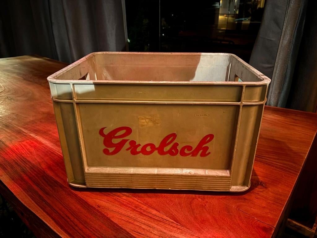 Grolsch krat jaren '70/'80 - Retro verzamelobject, Ophalen