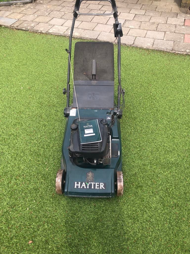 Hayter Harrier 48 Aangedreven Grasmaaier, Tuin en Terras, Grasmaaiers, Ophalen, Cirkelmaaier, Gebruikt, 40 t/m 49 cm