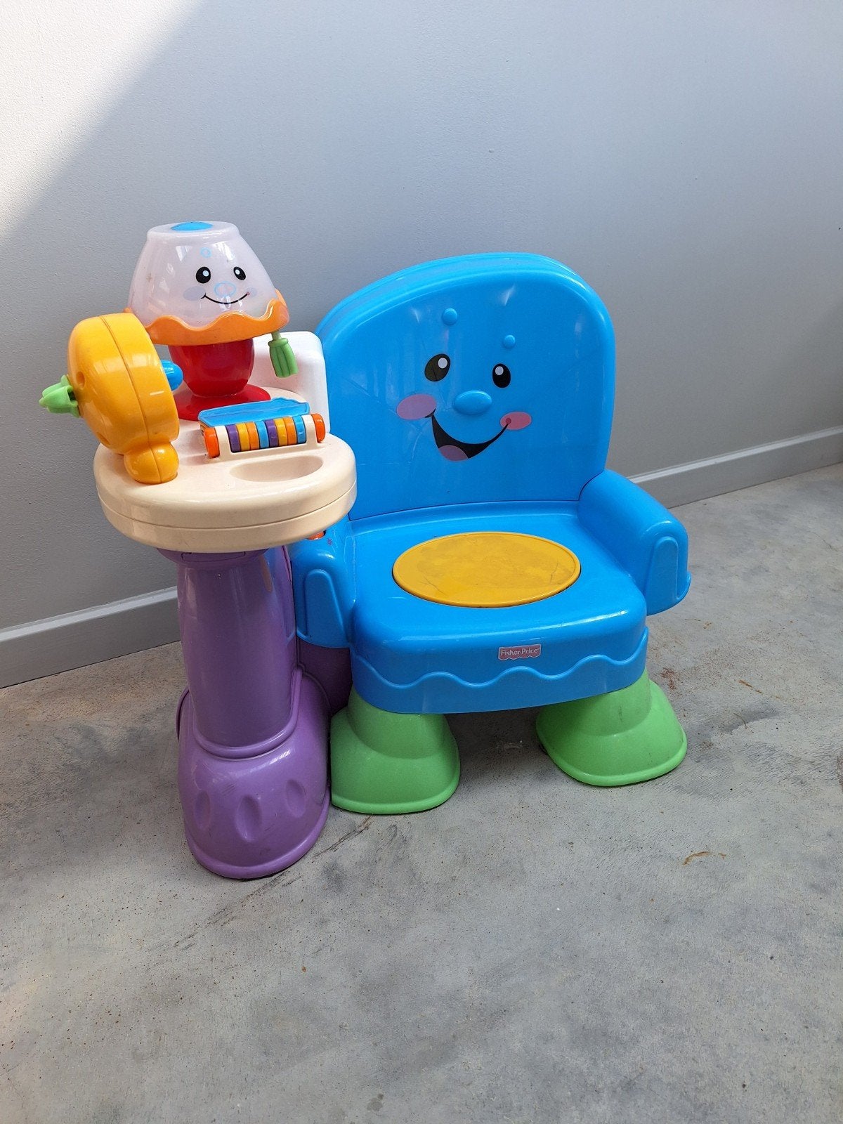 Fisher-Price Leerstoel met geluid en licht, Ophalen, Gebruikt, Overige typen, Met licht