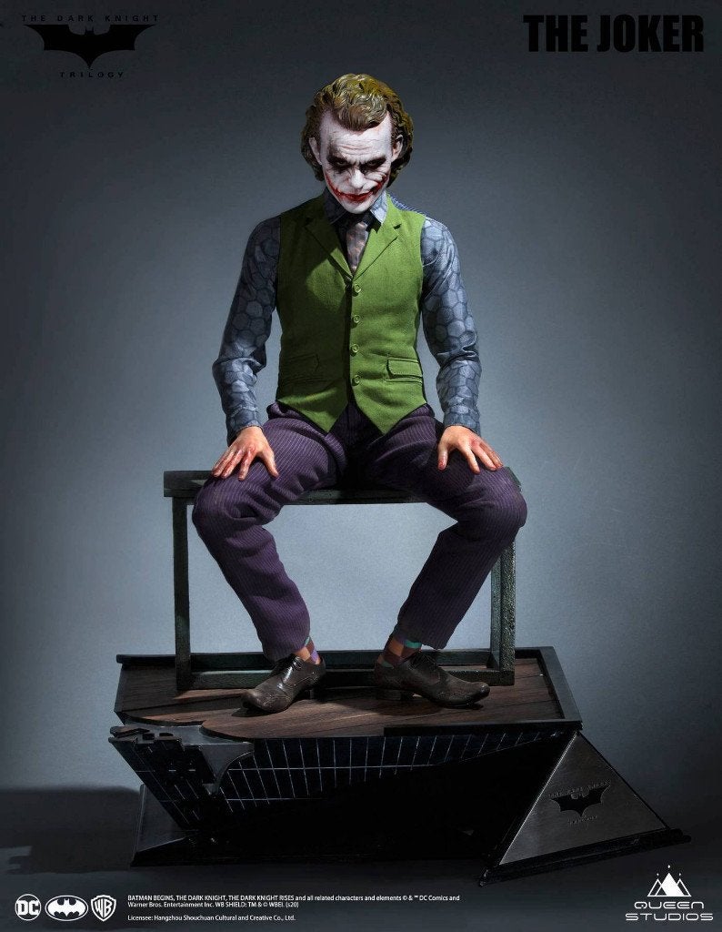 Hot Deal Heath Ledger Joker 1:3 Statue by Queen Studios, Verzamelen, Ophalen of Verzenden, Zo goed als nieuw, Film, Beeldje, Replica of Model