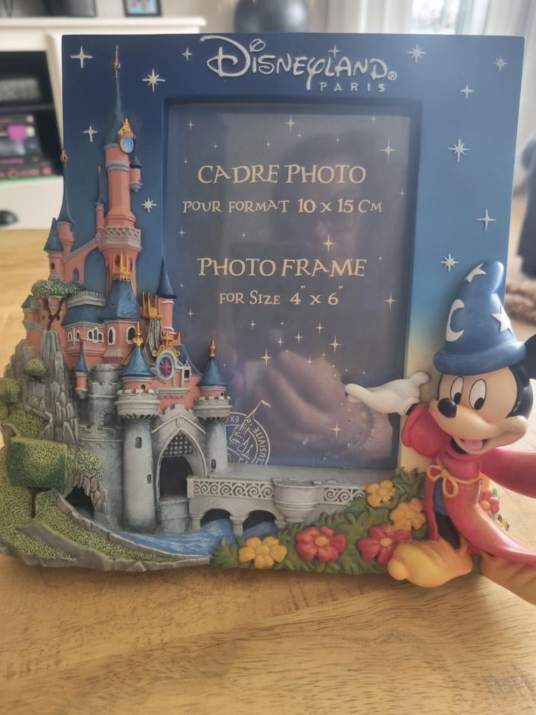 Disney fotolijst: Disneyland Parijs & Walt Disney World, Overige materialen, Minder dan 50 cm, Gebruikt, Ophalen of Verzenden