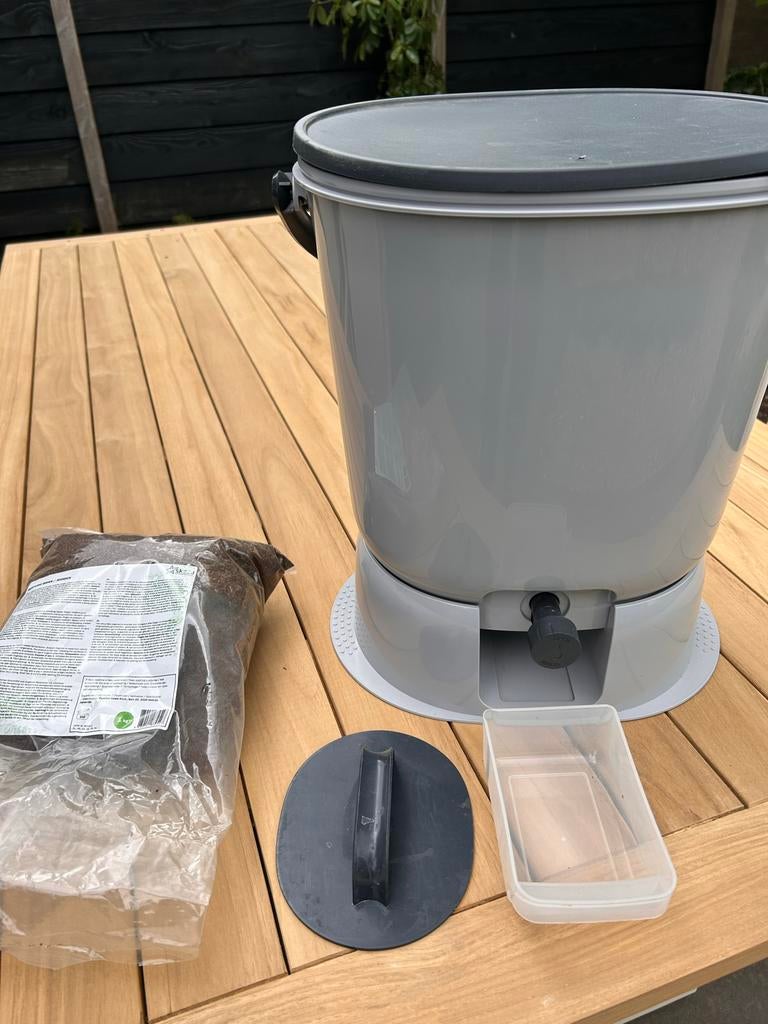 Bokashi Keukencomposter - Maak je eigen Pokon!, Ophalen of Verzenden, Zo goed als nieuw, Overige typen