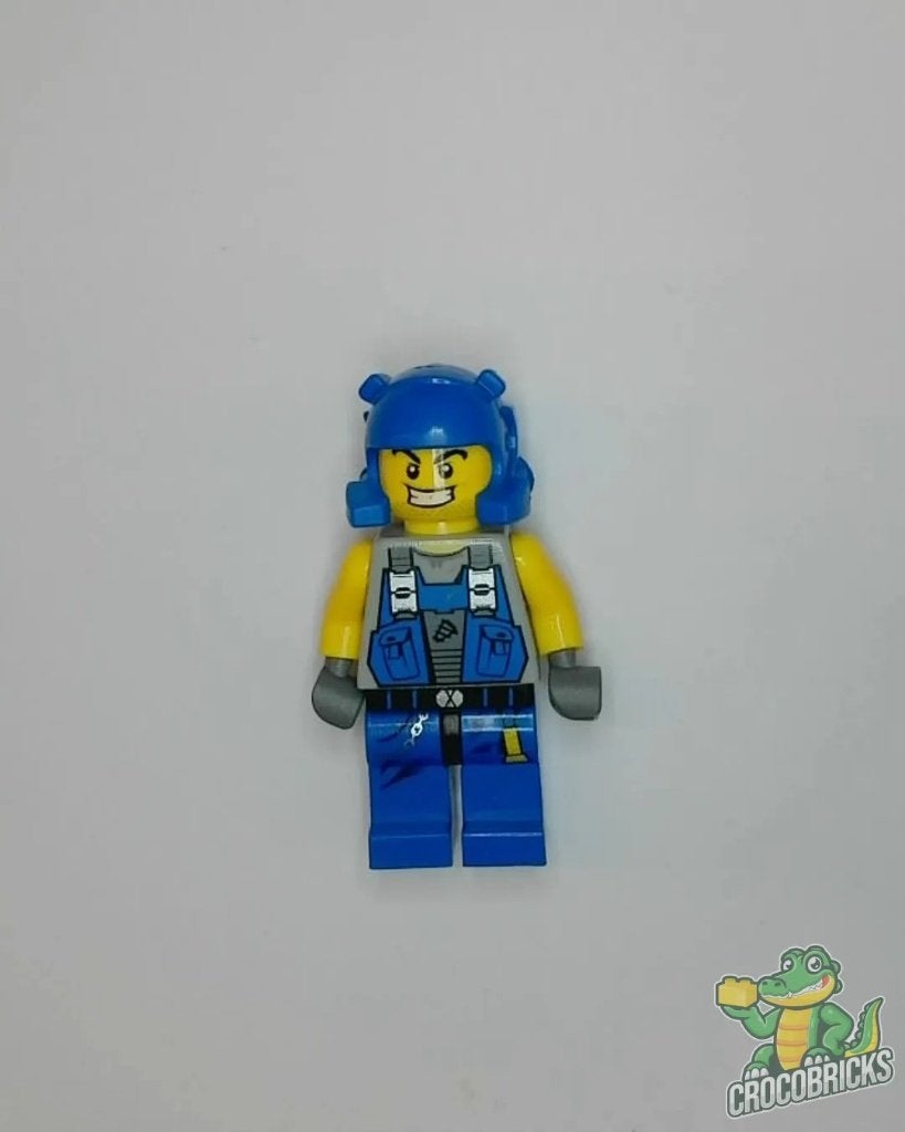 LEGO Power Miners pm006 Power Miner - Beard Stubble Guy, Gebruikt, Overige thema's, Verzenden, Lego