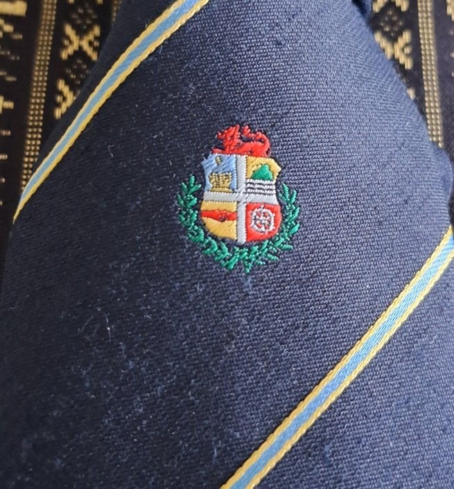 Aruba Wapenschild stropdas Koninkrijk der Nederlanden, Ophalen of Verzenden, Nieuw, Blauw