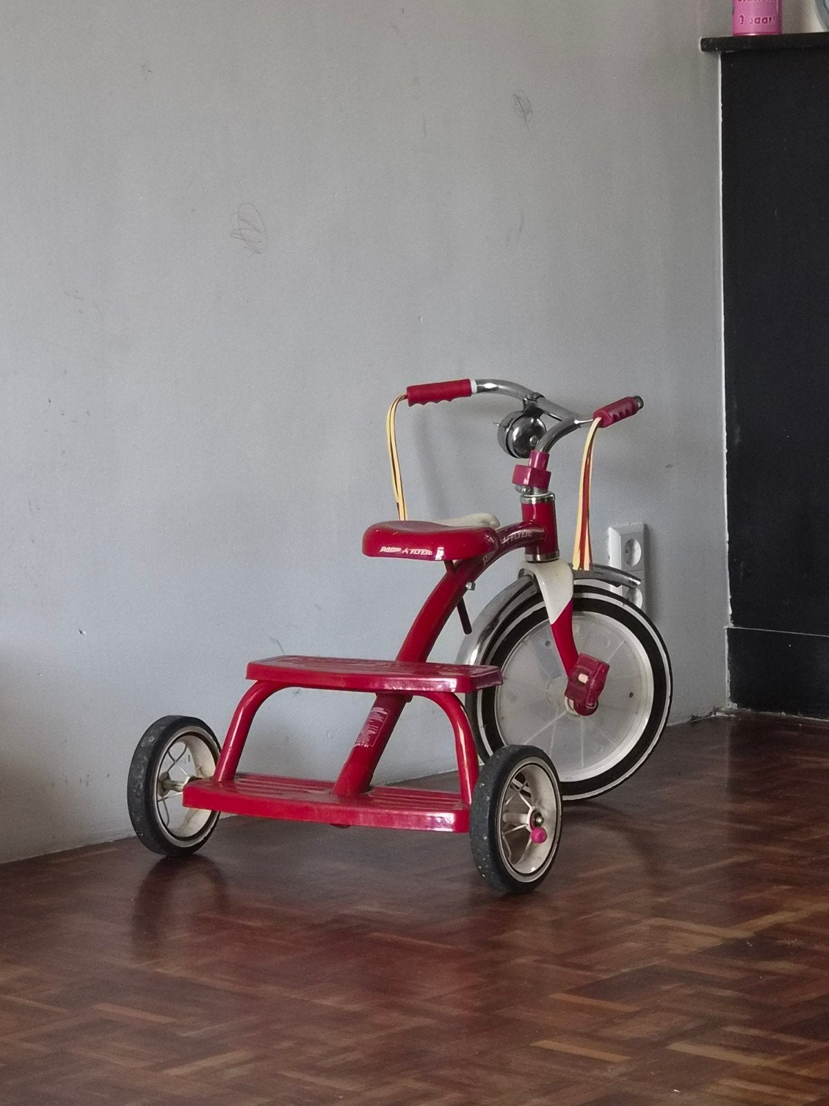 Radio flyer retro fiets, Ophalen