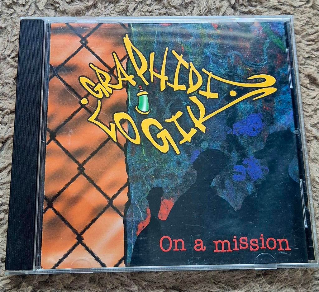 Graphidi Logic On A Mission 1994 cd album, Cd's en Dvd's, Cd's | Hiphop en Rap, Ophalen of Verzenden, 1985 tot 2000, Zo goed als nieuw