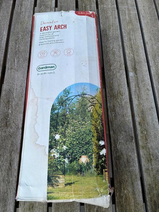 Gardman Easy Arch tuinboog 2.4m, Ophalen of Verzenden, Nieuw, Overige typen