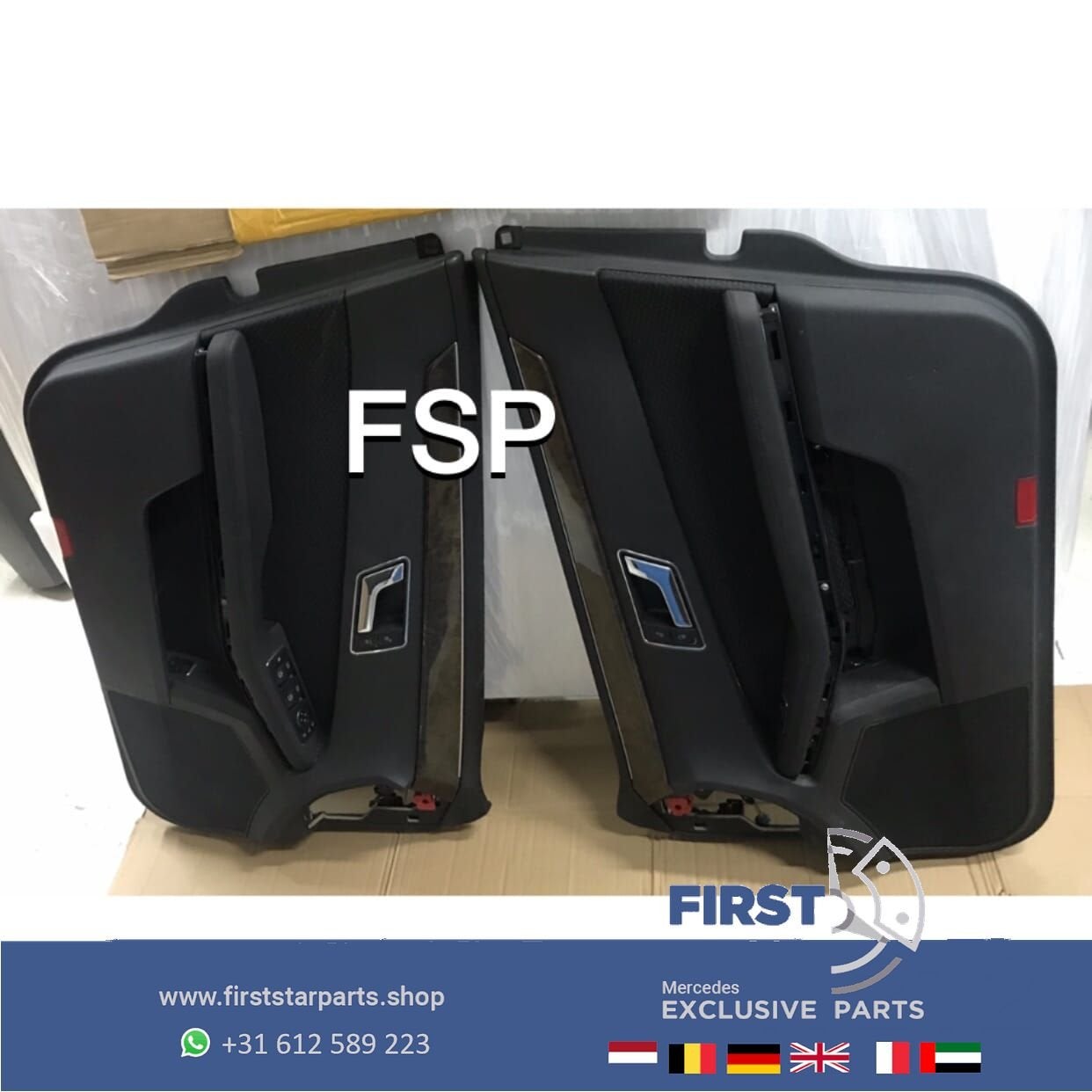 W212 DEURPANELEN SET Mercedes E KLASSE DEUR KAART PANEEL 200, Gebruikt, -, Ophalen of Verzenden, -