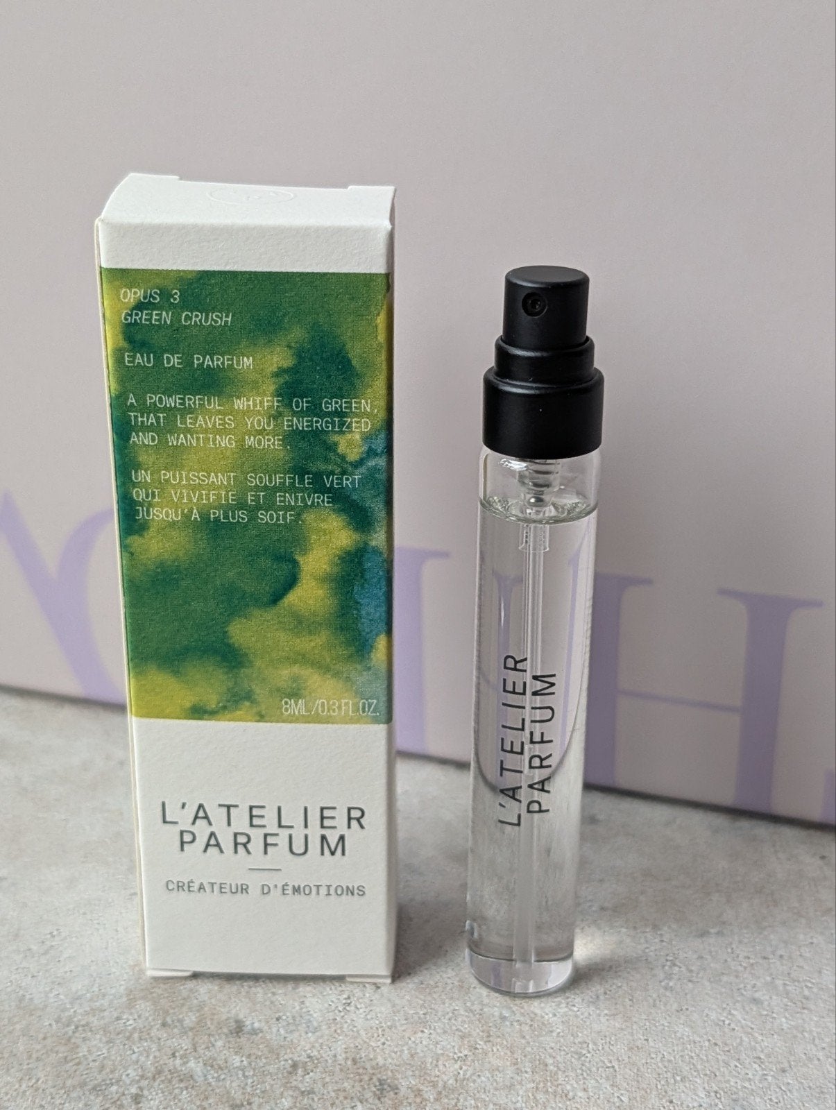 L'Atelier Parfum Green Crush Eau de Parfum 8 ml, Ophalen of Verzenden, Nieuw