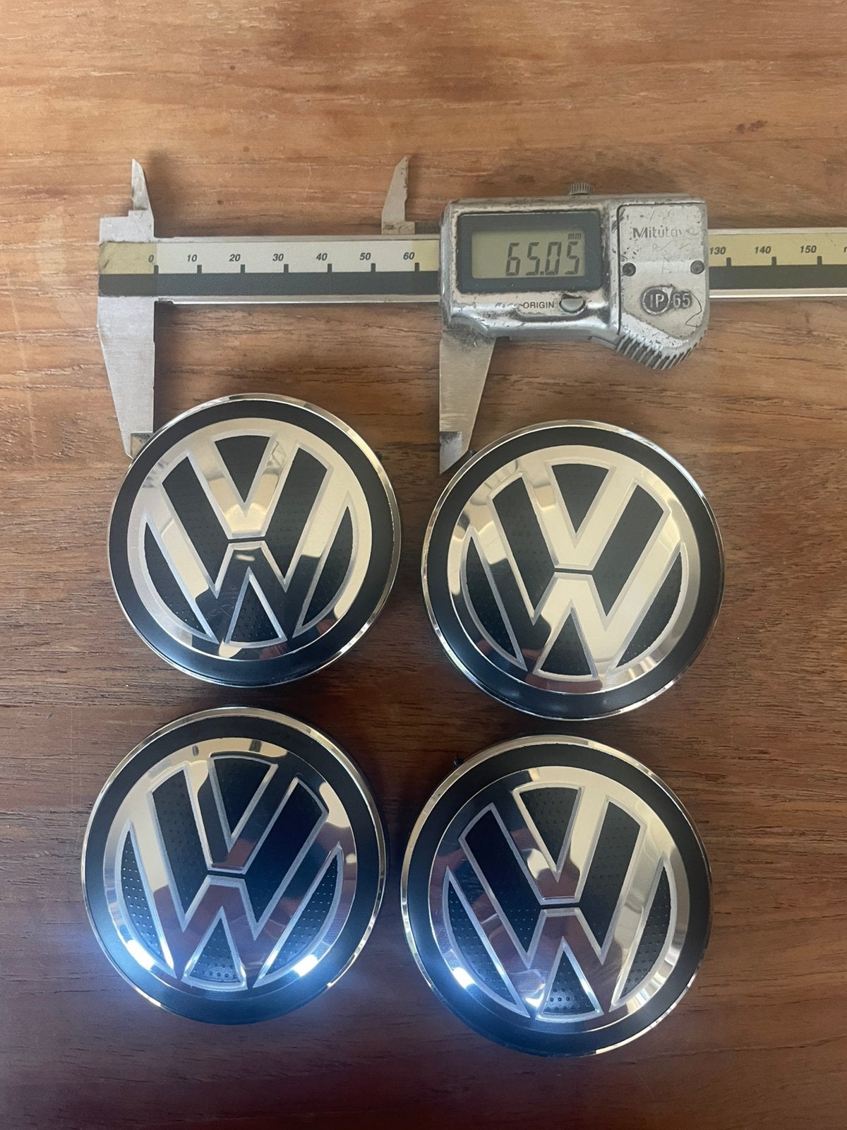 Nieuwe 65mm Naafdoppen voor Volkswagen (Set van 4), Ophalen of Verzenden, Nieuw