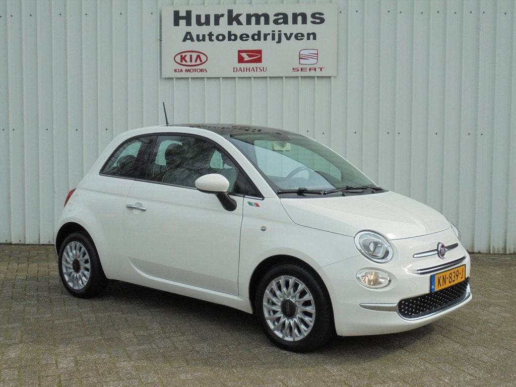 Fiat 500 0.9 TWIN AIR 80PK LOUNGE NL-AUTO 71.699 KM !, Gebruikt, Origineel Nederlands, Bedrijf, Handgeschakeld