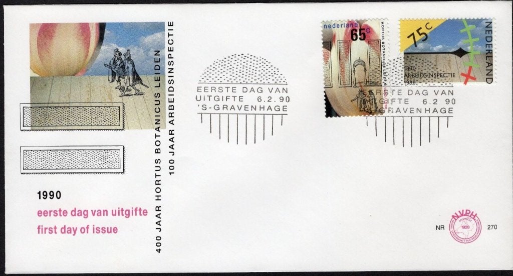 Nederland 1990 - nvph E270 - Gecombineerde uitgifte, Postzegels en Munten, Verzenden, Na 1940