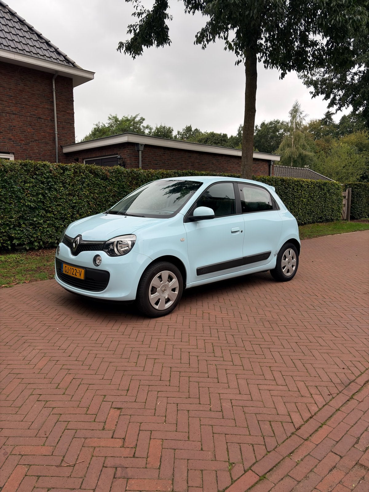 Renault Twingo 1.0 SCe 70pk S&S 2015 Blauw, Auto's, Voorwielaandrijving, 840 kg, Origineel Nederlands, 24 km/l