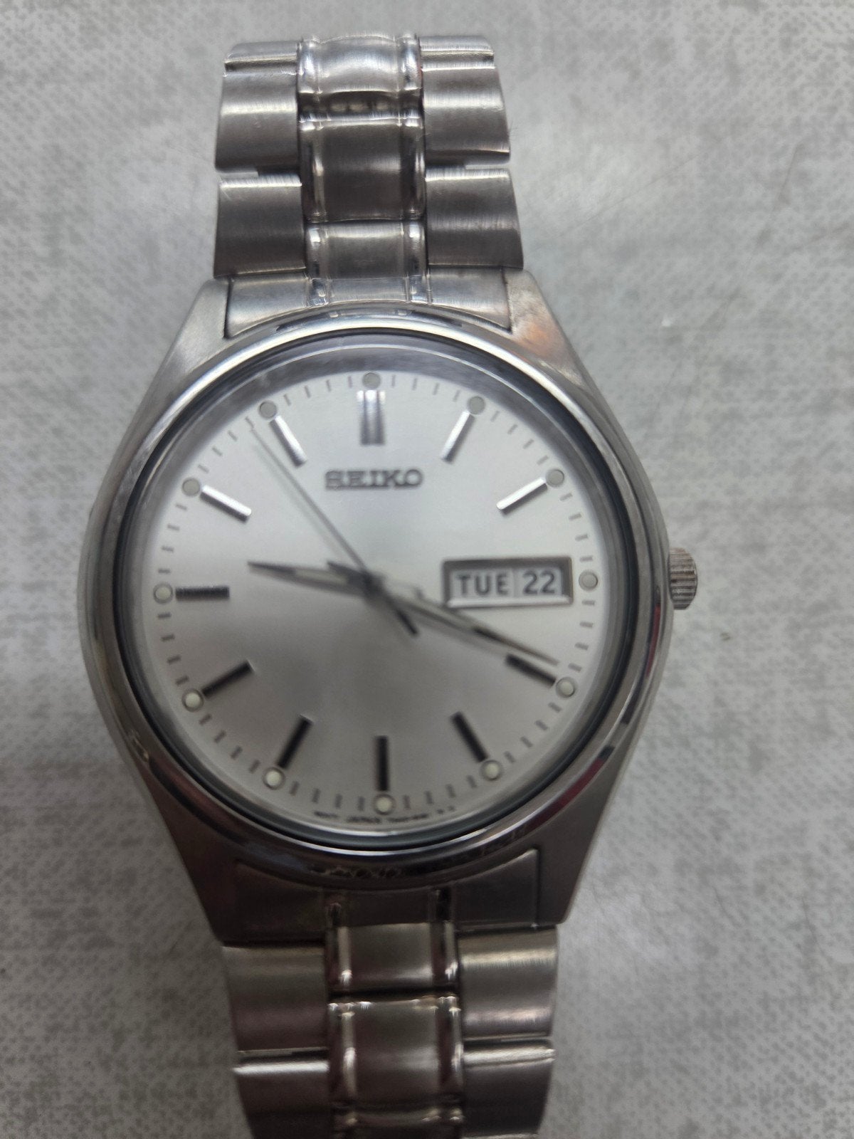 Seiko Herenhorloge - Roestvrij Staal, Waterbestendig, Gebruikt, Staal, Polshorloge, Ophalen of Verzenden
