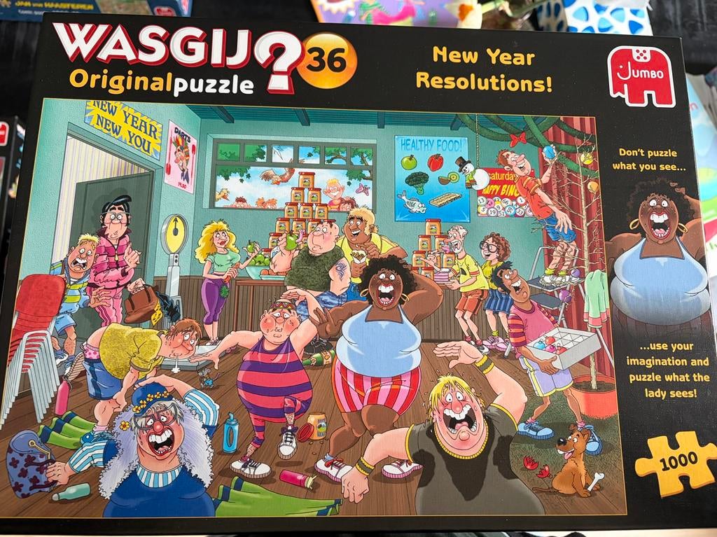 Wasgij puzzels, Ophalen, 500 t/m 1500 stukjes, Zo goed als nieuw, Legpuzzel