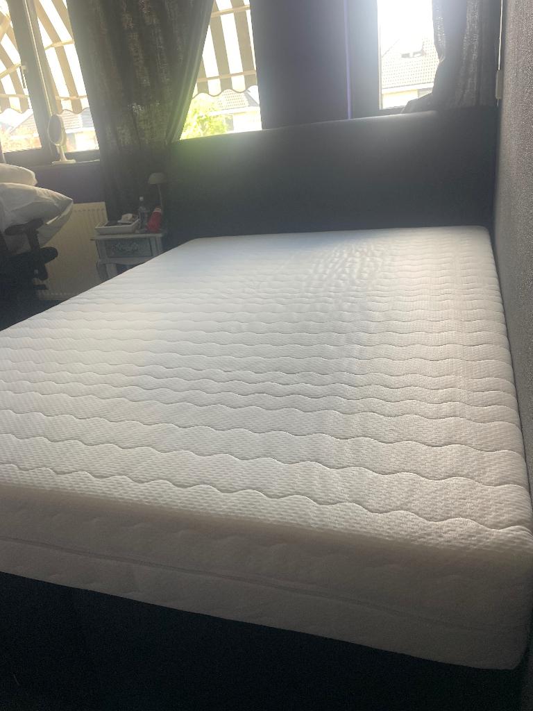 Boxspring, Ophalen, Gebruikt, Tweepersoons, 140 cm