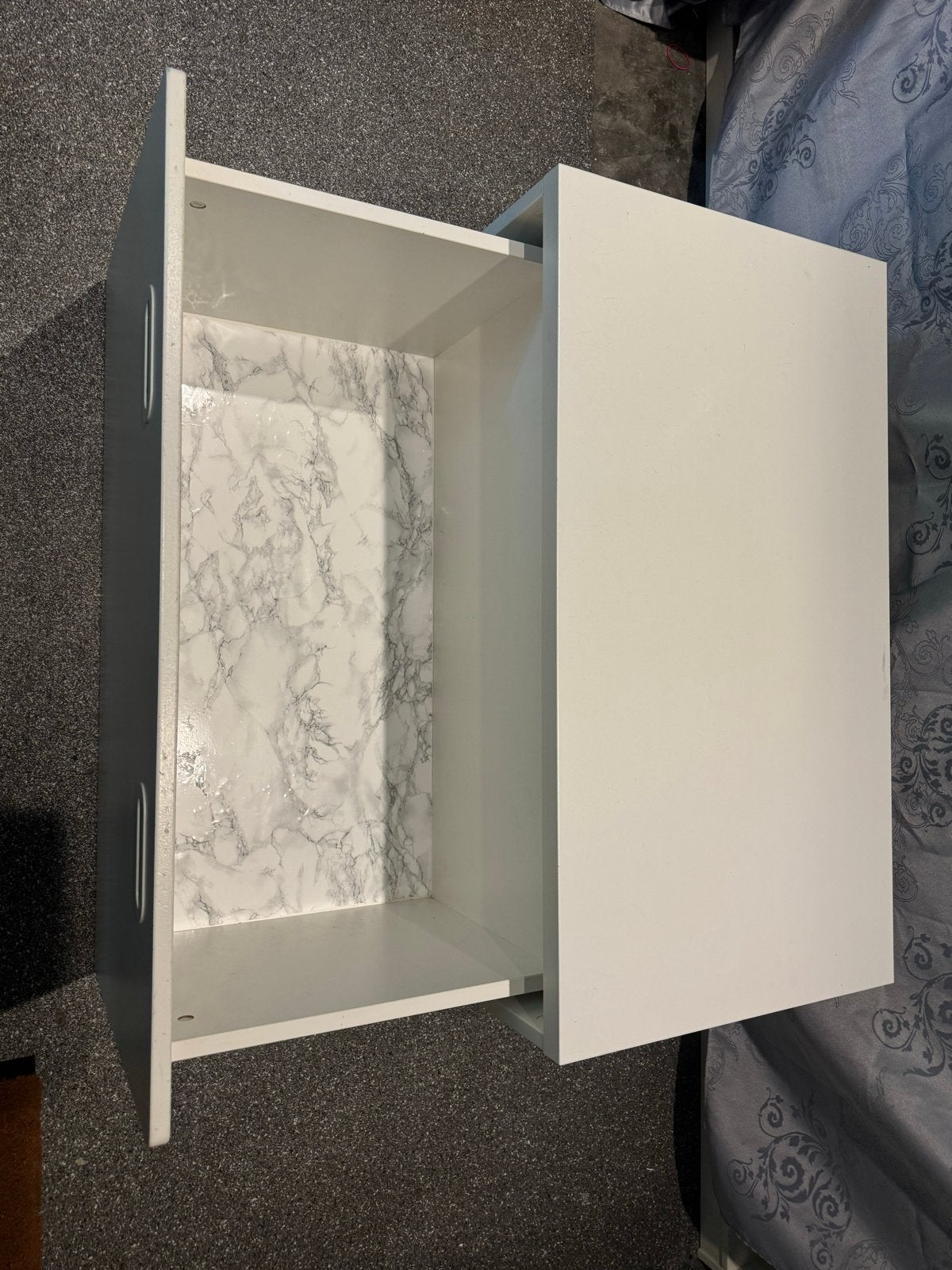 IKEA SMÅSTAD Speelgoedkist met lade, wit, Ophalen, Gebruikt, 1 of 2 laden, 50 tot 100 cm