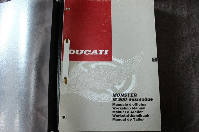 Ducati M900 Monster 1993 motorcycle workshop manual handbuch, Ophalen of Verzenden, Ducati