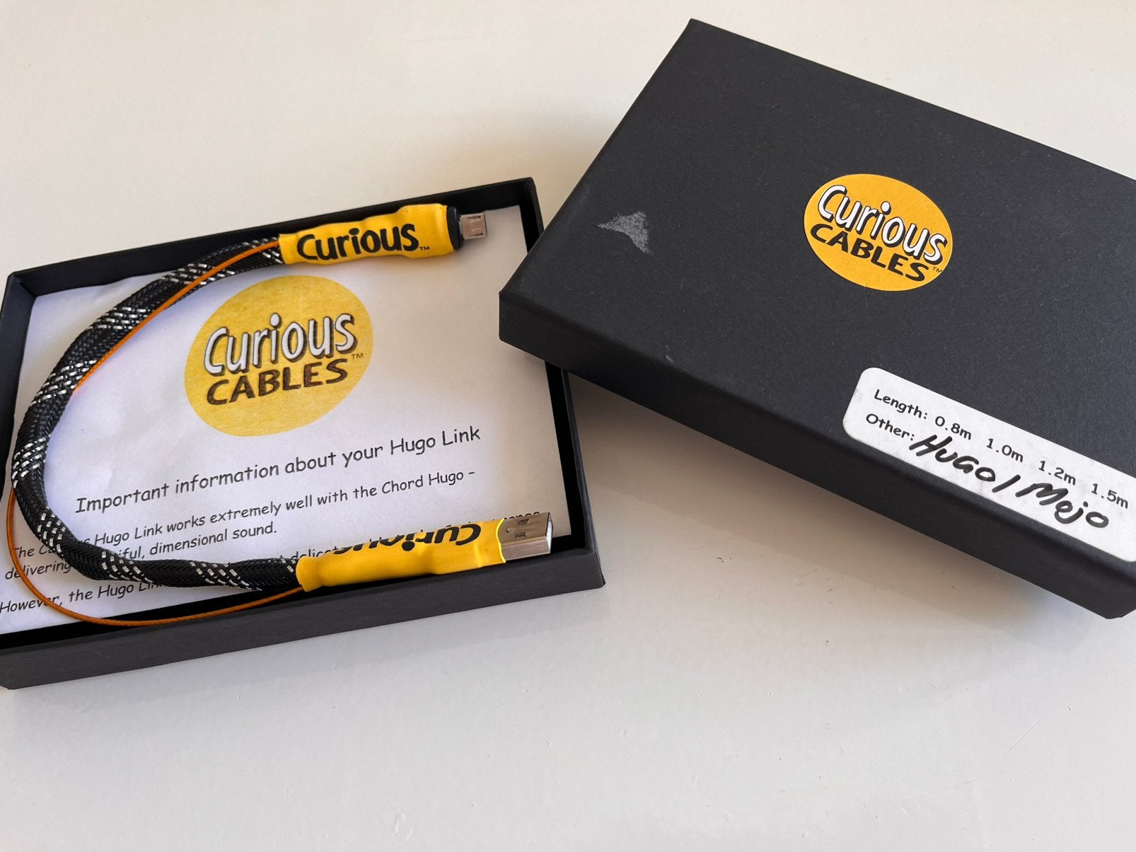 Curious USB kabel v Chord Hugo / Mojo dac, Ophalen, Niet werkend, Minder dan 2 meter, Overige kabels