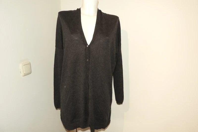 Marccain donker grijs vest swarovski steentjes rug N3 M, Maat 38/40 (M), Verzenden, Grijs, Gedragen