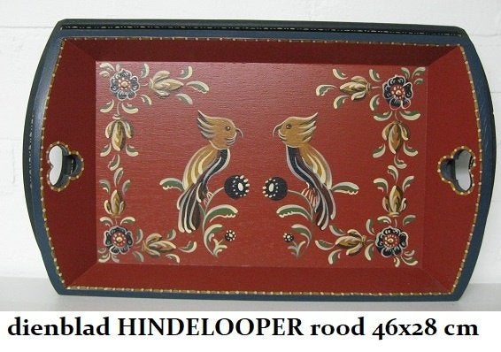mooie set dienbladen, Hindelooper beschildering, Ophalen of Verzenden